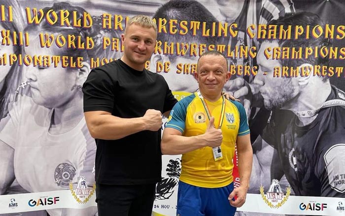 Спортсмен з Тернопільщини став чемпіоном світу з пара-армреслінгу