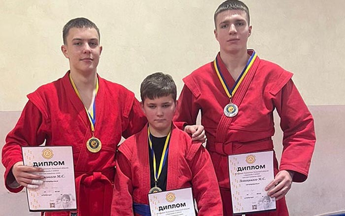 Тернопільські спортсмени здобули чотири медалі на Відкритому чемпіонаті Львівської області із самбо