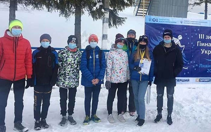Збірна школярів Тернопільської області стала третьою в загальнокомандному заліку Гімназіади України з лижних гонок