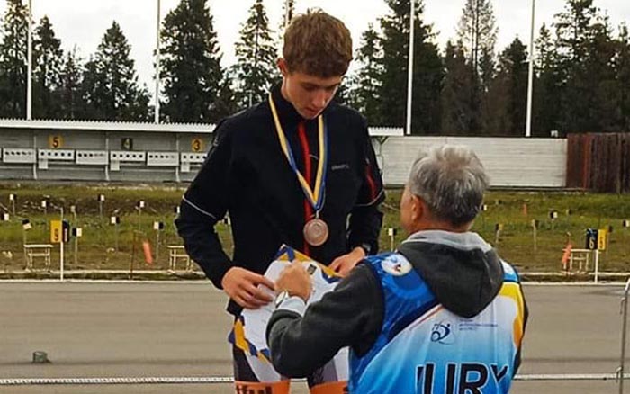 Назарій Тесельський здобув бронзову нагороду на чемпіонаті України з лижних гонок на лижоролерах серед школярів