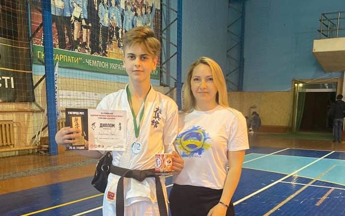 Тарас Якимець став срібним призером Відкритого чемпіонату Закарпатської області з Кіокушин БуДо Карате
