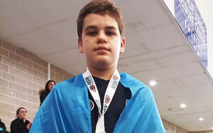 12-річний спортсмен зі Збаража став чемпіоном в Австралії