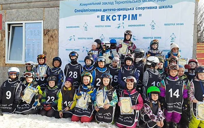 Понад 80 юних спортсменів виступили у чемпіонаті Тернопільської області з фристайлу (могул)